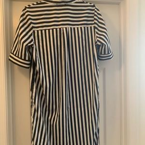 Medium Blue & White Stripped Dress